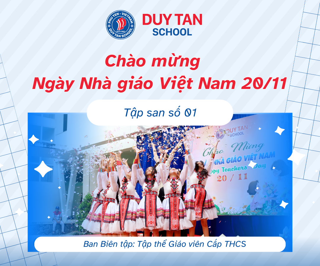 Tập san số 01 - Chào mừng Ngày Nhà giáo Việt Nam 20/11 - Khối THCS