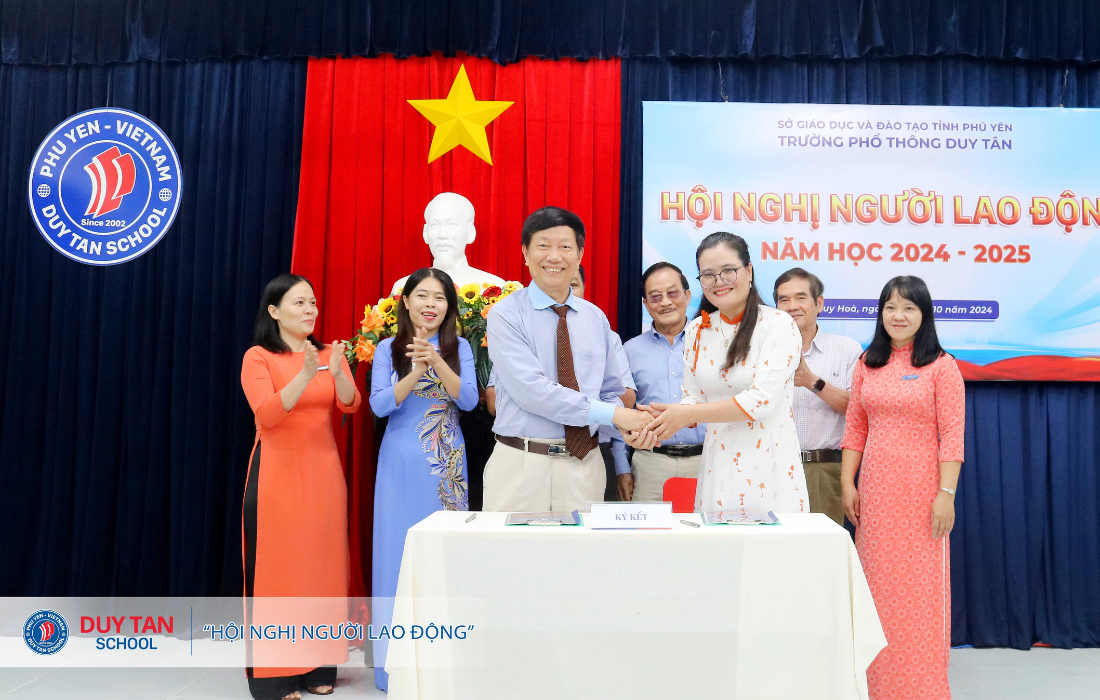 HỘI NGHỊ NGƯỜI LAO ĐỘNG TRƯỜNG PHỔ THÔNG DUY TÂN NĂM HỌC 2024 - 2025