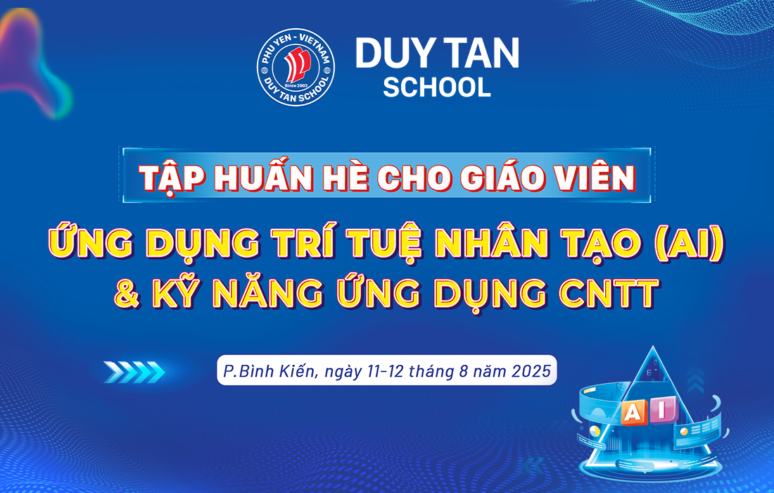 TẬP HUẤN ỨNG DỤNG TRÍ TUỆ NHÂN TẠO (AI) VÀ KỸ NĂNG CÔNG NGHỆ THÔNG TIN TRONG GIẢNG DẠY