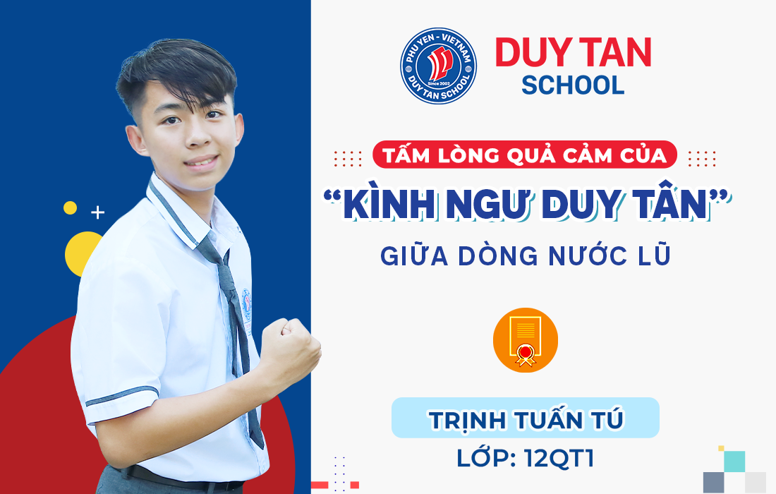 TẤM LÒNG QUẢ CẢM CỦA “KÌNH NGƯ DUY TÂN” GIỮA DÒNG NƯỚC LŨ