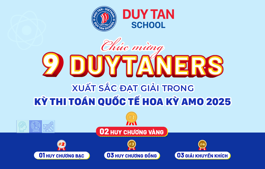 02 HUY CHƯƠNG VÀNG TẠI KỲ THI TOÁN QUỐC TẾ AMO 2025