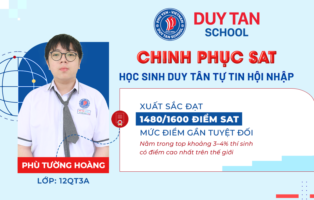 CHINH PHỤC SAT – HỌC SINH DUY TÂN TỰ TIN HỘI NHẬP